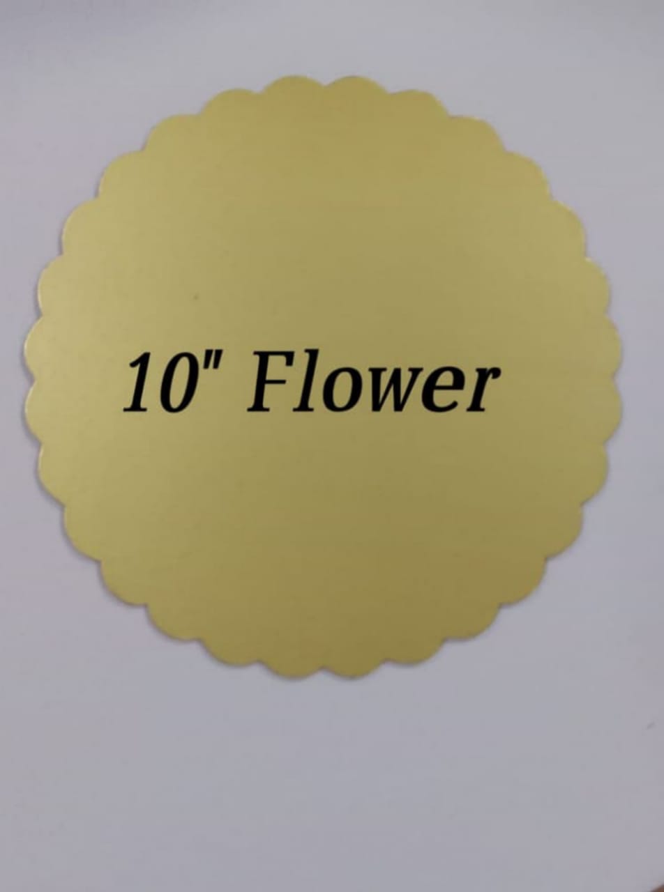Mdf Cake Board Flower 