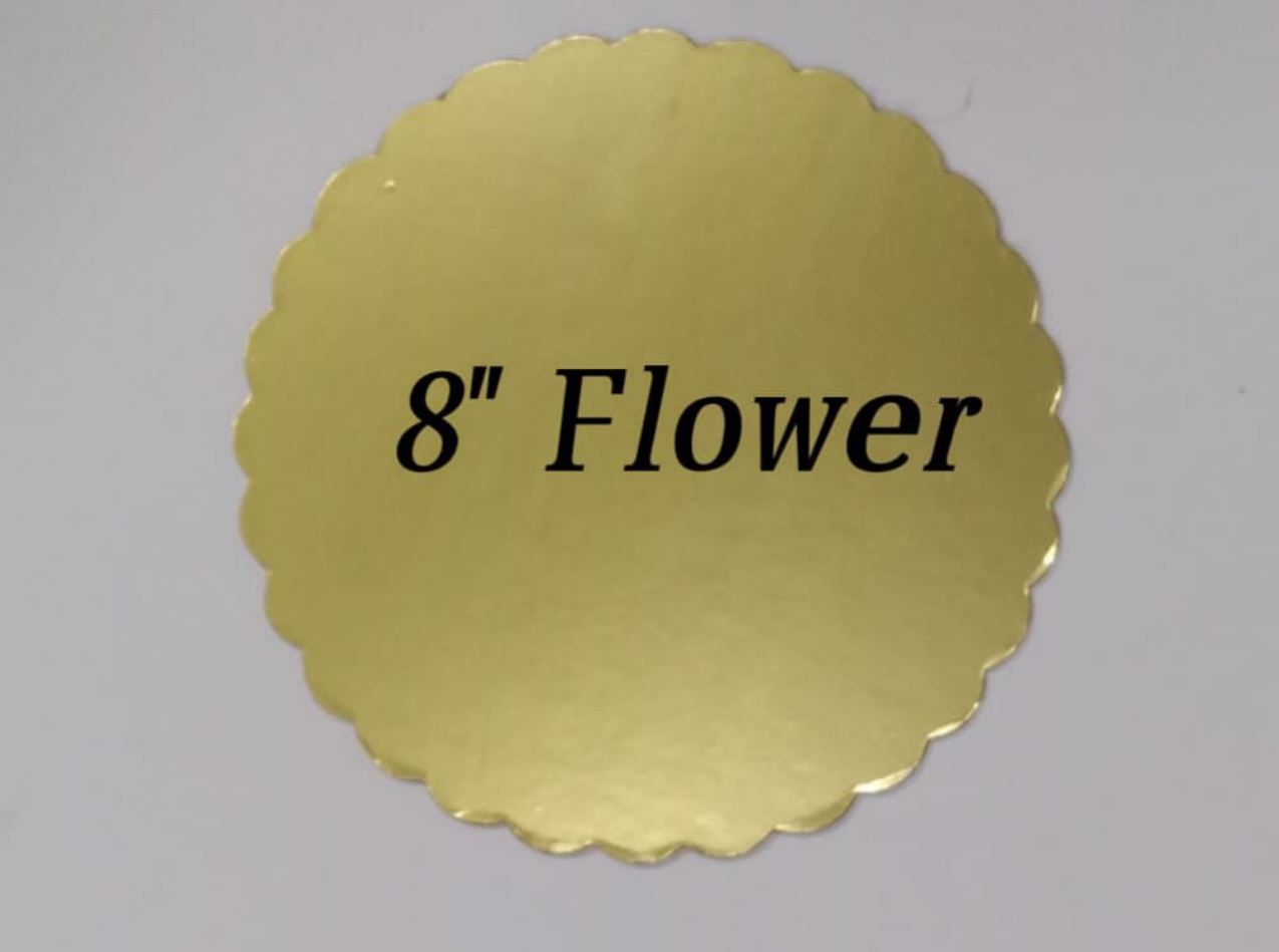 Mdf Cake Board Flower 