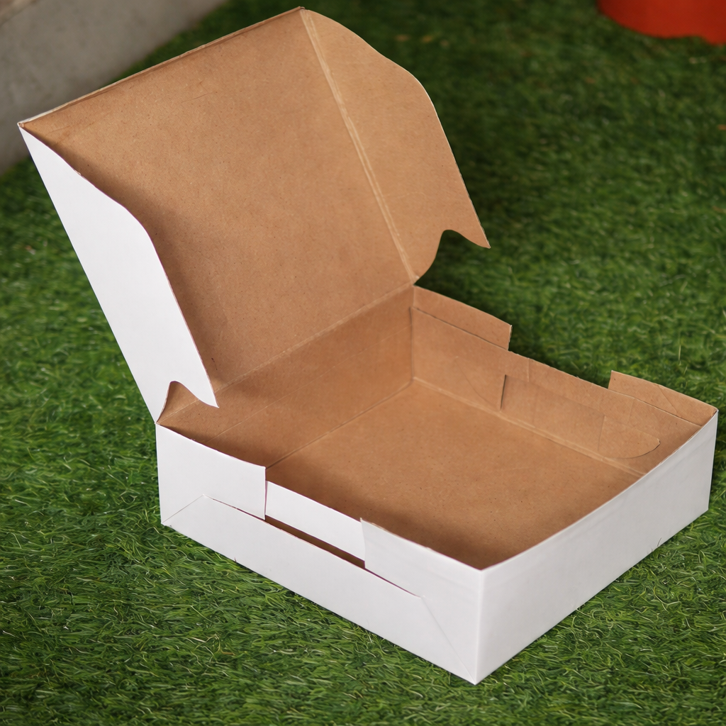 White 3 Ply Cake box