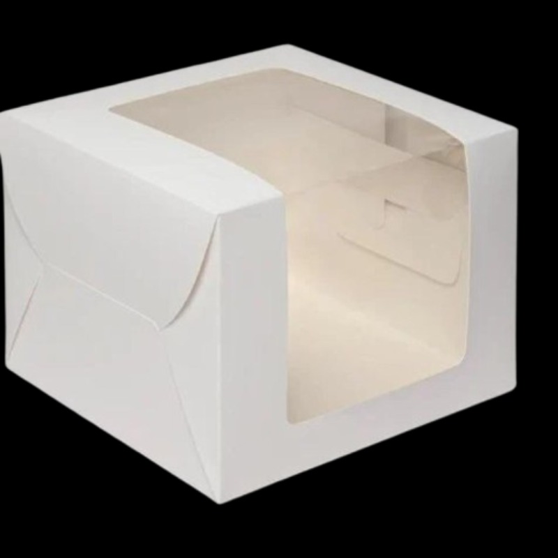 Corner Window Cake Box