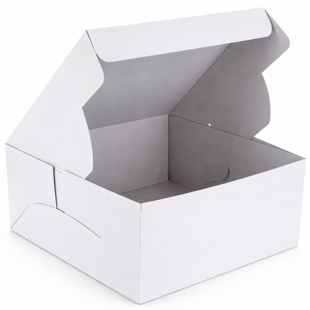 White Duplex Cake Box